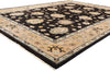 8 x 11 Vintage Black Oushak Rug 79276