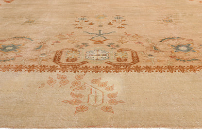 11 x 16 Rust Antique Turkish Oushak Rug 79278