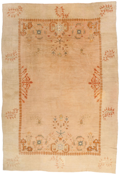 11 x 16 Rust Antique Turkish Oushak Rug 79278