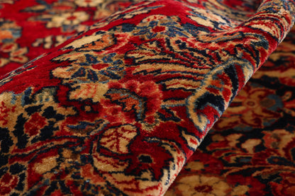 14 x 17 - Red Antique Sarouk Rug - 79351