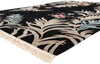 9 x 12 - Black Vintage Art Deco Rug - 79352