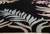 9 x 12 - Black Vintage Art Deco Rug - 79352