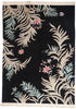 9 x 12 - Black Vintage Art Deco Rug - 79352