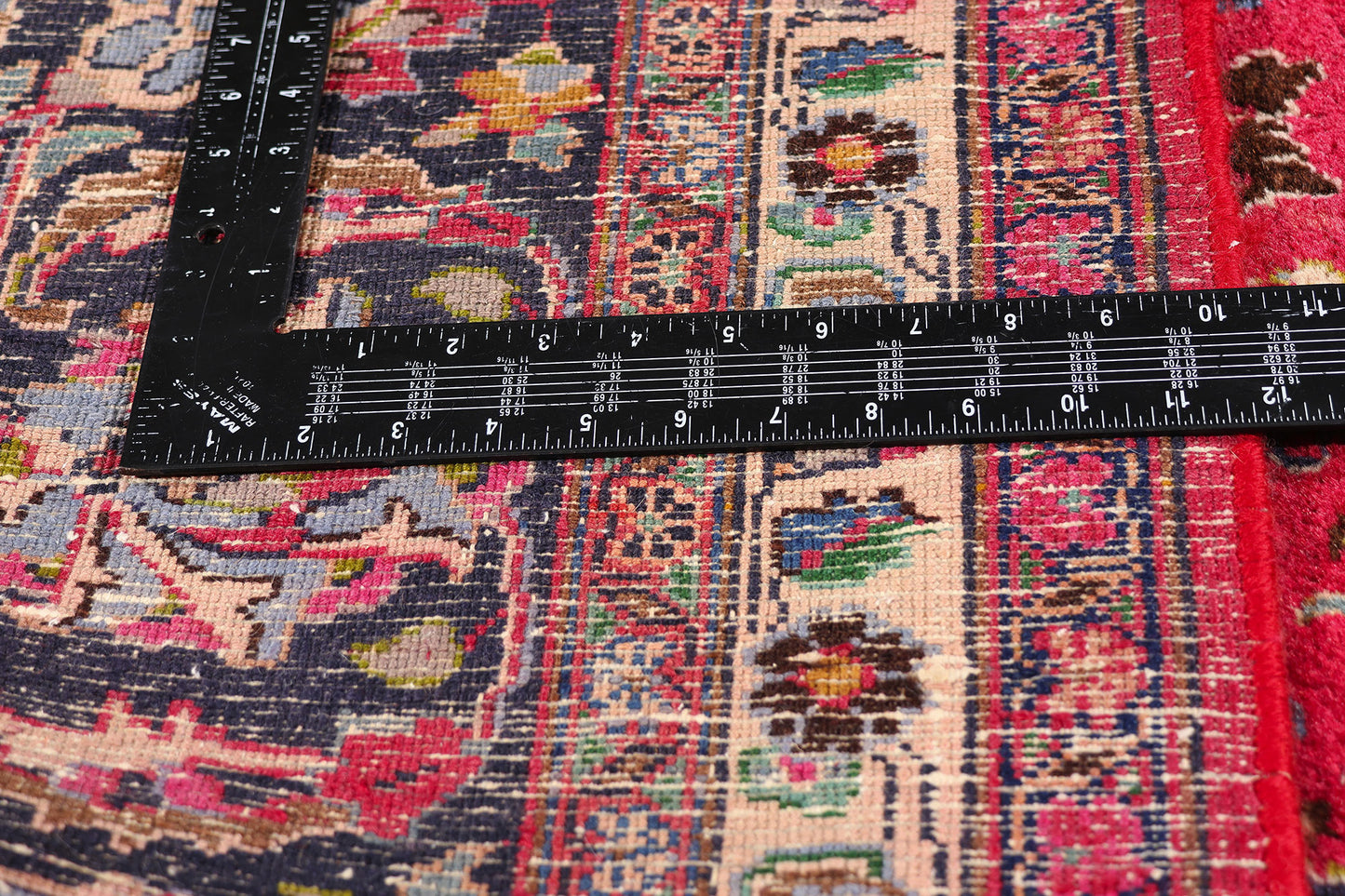 10 x 10 - Red Antique Mashad Rug - 79354