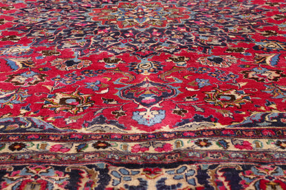 10 x 10 - Red Antique Mashad Rug - 79354