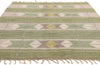 5 x 7 - Green Vintage Ingegerd Silow Swedish Rollakan Rug - 79359