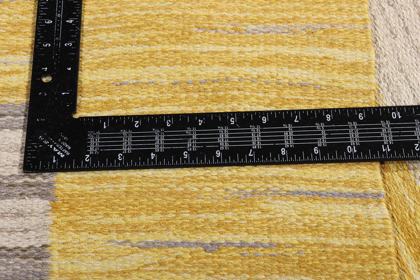 5 x 9 - Yellow Vintage Swedish Rollakan Rug - 79360