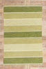 5 x 7 - Green Vintage Swedish Rollakan Rug - 79361
