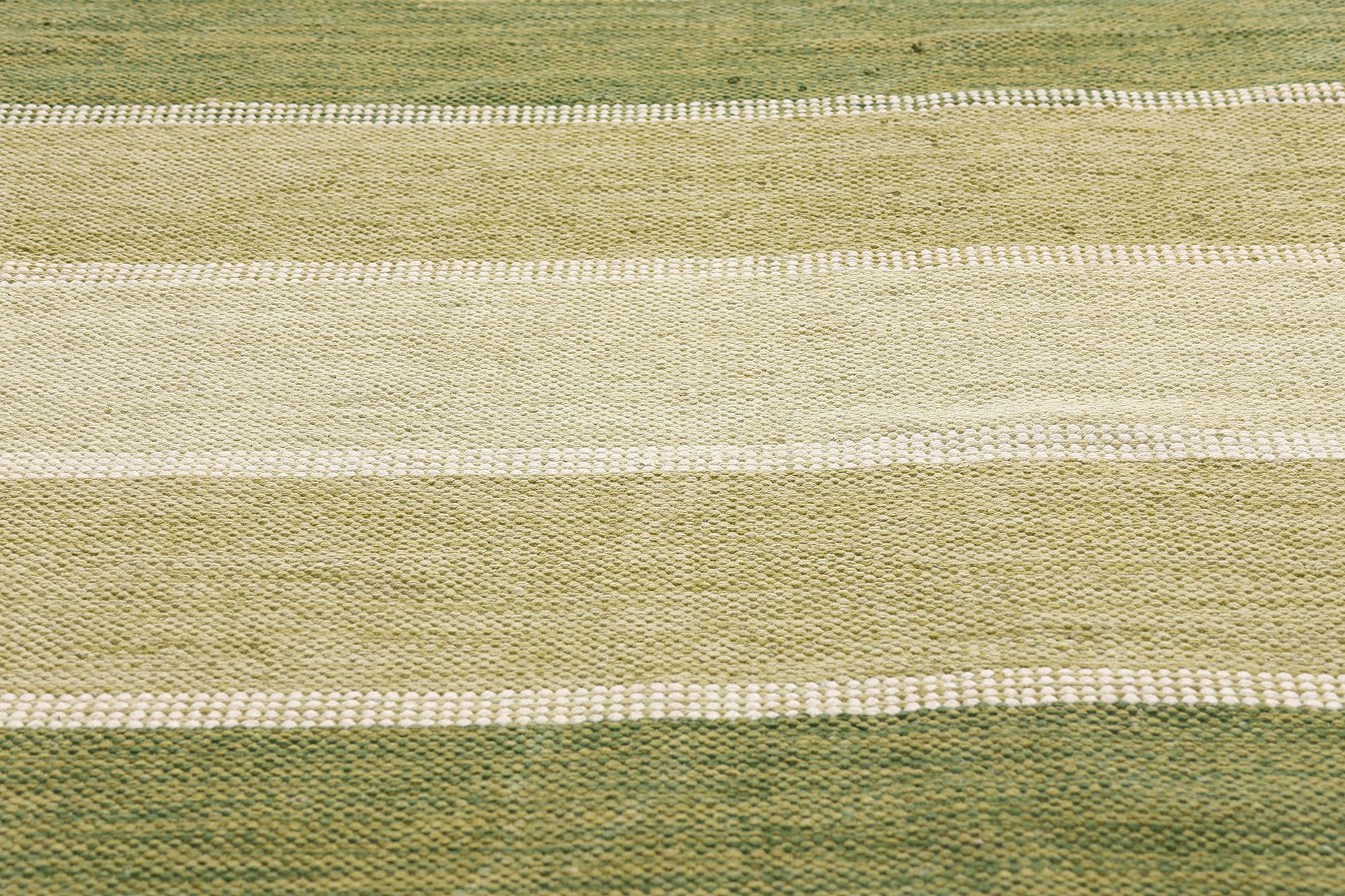 5 x 7 - Green Vintage Swedish Rollakan Rug - 79361