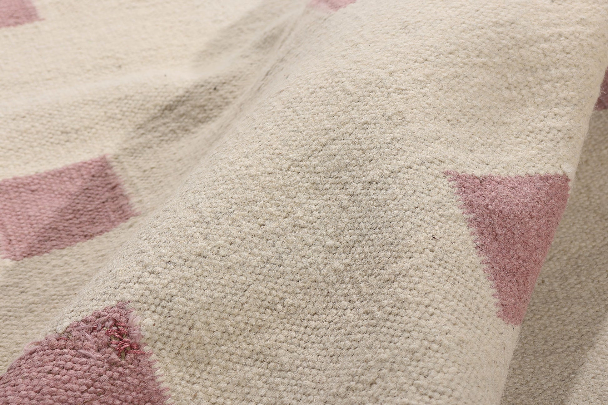 5 x 7 - Ivory Vintage Finnish Rollakan Rug - 79362