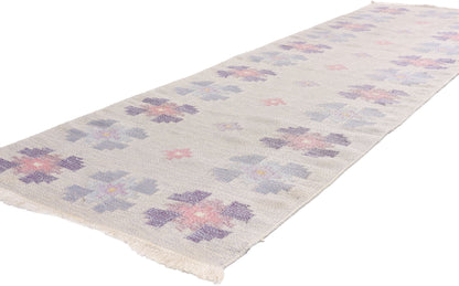 3 x 9 - Gray Vintage Kilim Rug - 79363