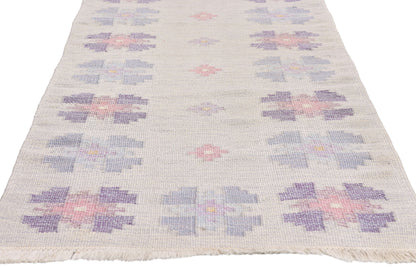 3 x 9 - Gray Vintage Kilim Rug - 79363