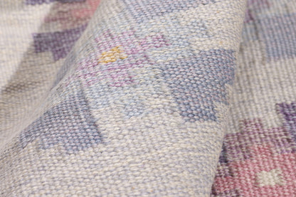 3 x 9 - Gray Vintage Kilim Rug - 79363