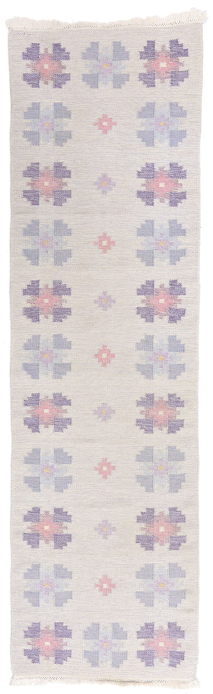 3 x 9 - Gray Vintage Kilim Rug - 79363