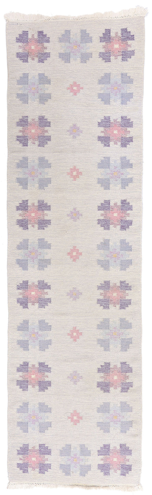 3 x 9 - Gray Vintage Kilim Rug - 79363