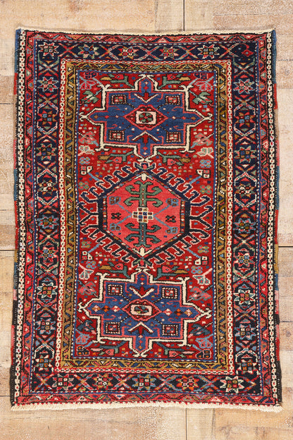 3 x 4 - Red Antique Heriz Rug - 79364
