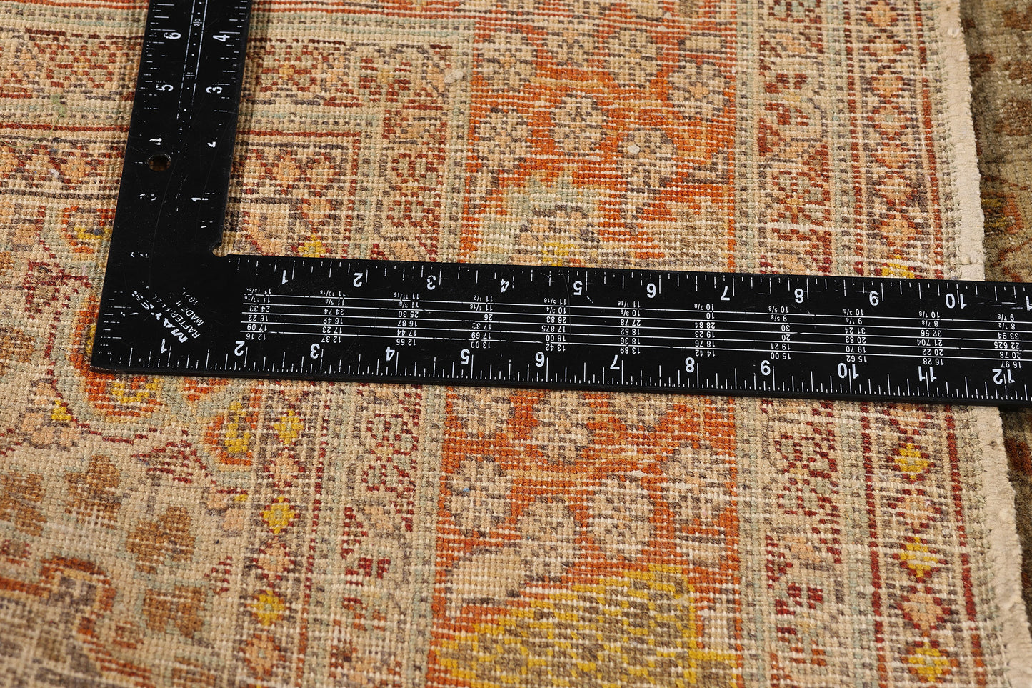 4 x 5 - Rust Antique Tabriz Rug - 79366