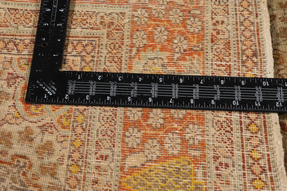 4 x 5 - Rust Antique Tabriz Rug - 79366