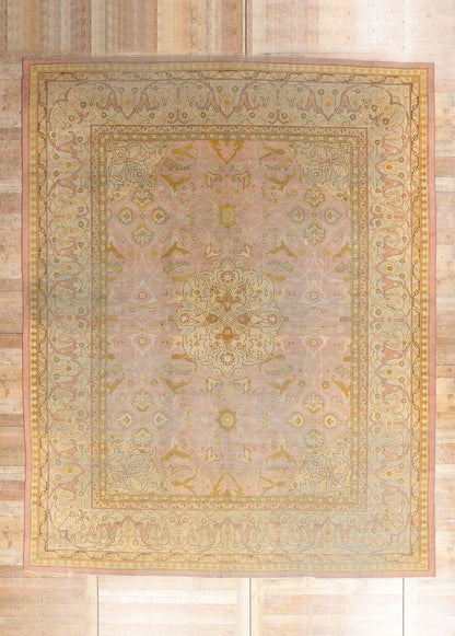11 x 14 - Pink Antique Agra Rug - 79367