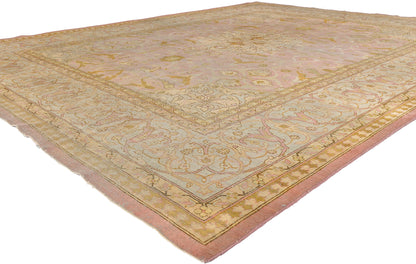 11 x 14 - Pink Antique Agra Rug - 79367