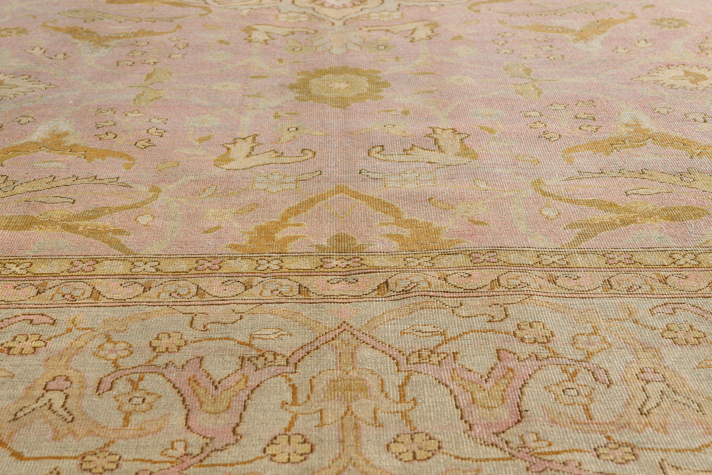 11 x 14 - Pink Antique Agra Rug - 79367