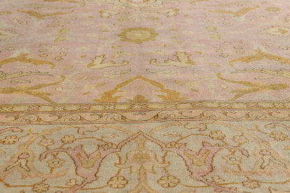 11 x 14 - Pink Antique Agra Rug - 79367