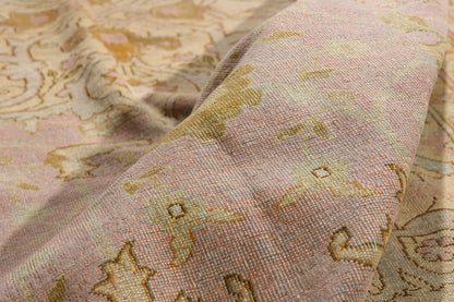 11 x 14 - Pink Antique Agra Rug - 79367