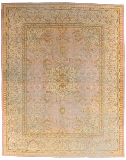 11 x 14 - Pink Antique Agra Rug - 79367