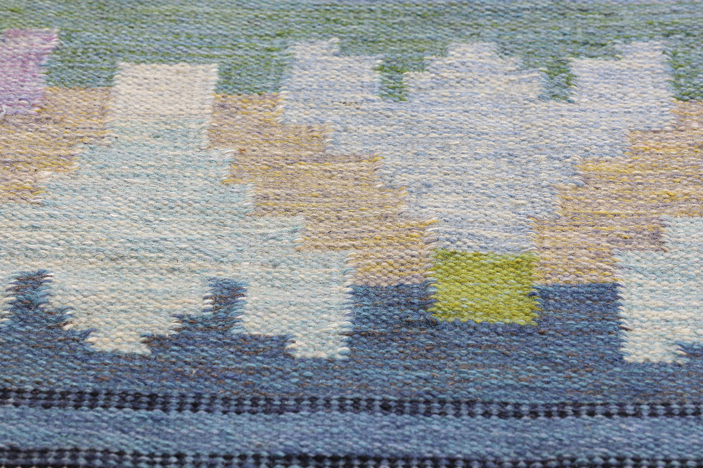 5 x 7 - Light Blue Vintage Kilim Rug - 79368