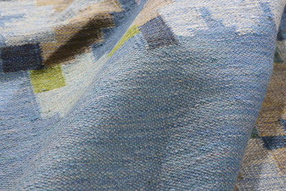 5 x 7 - Light Blue Vintage Kilim Rug - 79368