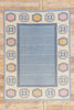 6 x 8 - Blue Vintage Kilim Rug - 79369