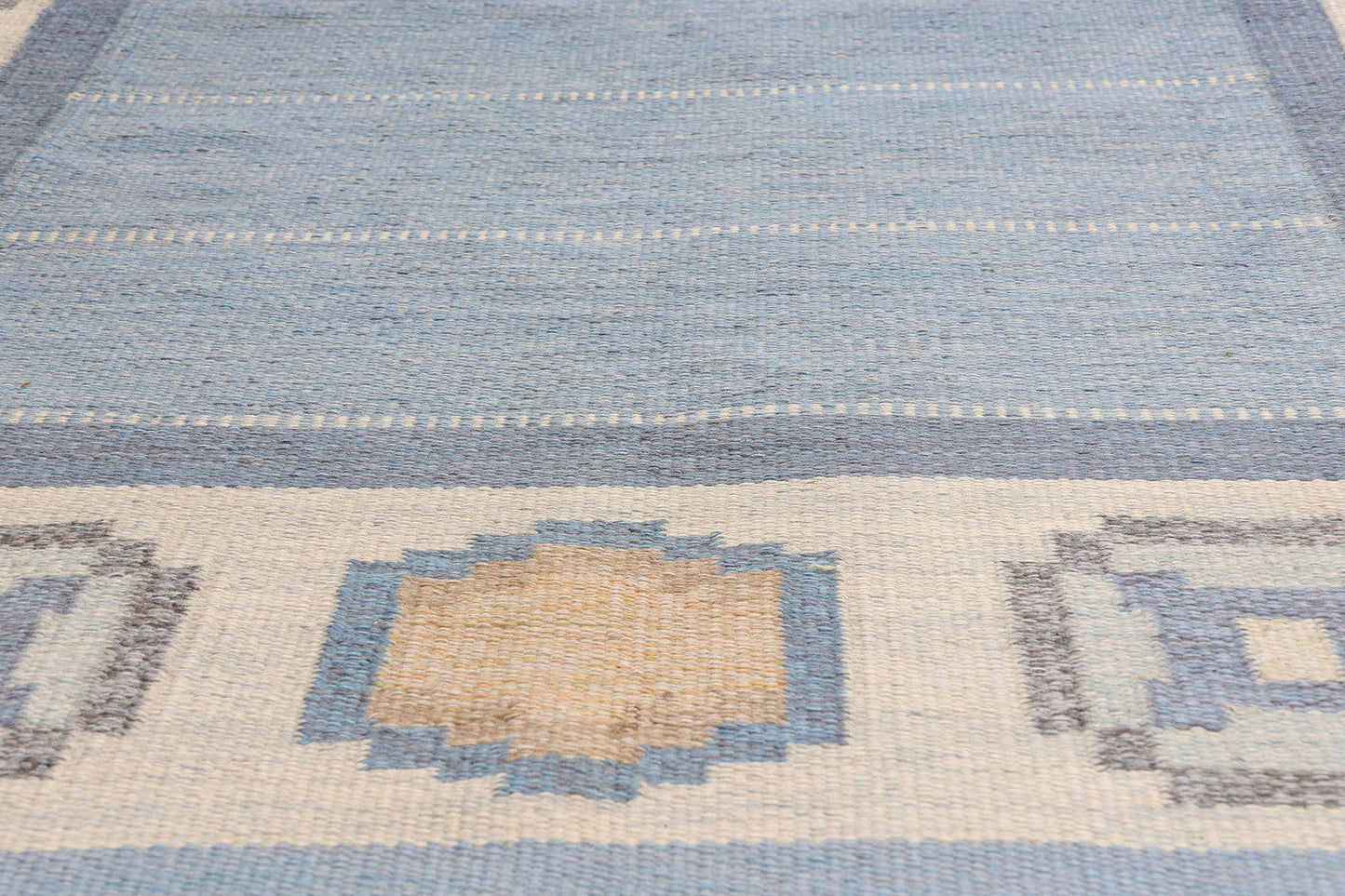 6 x 8 - Blue Vintage Kilim Rug - 79369