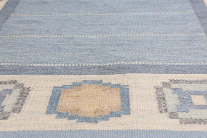 6 x 8 - Blue Vintage Kilim Rug - 79369