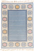 6 x 8 - Blue Vintage Kilim Rug - 79369