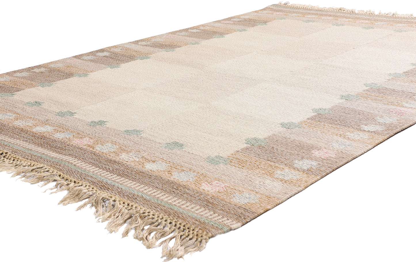 5 x 7 - Ivory Vintage Kilim Rug - 79371