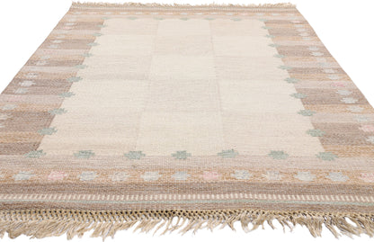 5 x 7 - Ivory Vintage Kilim Rug - 79371
