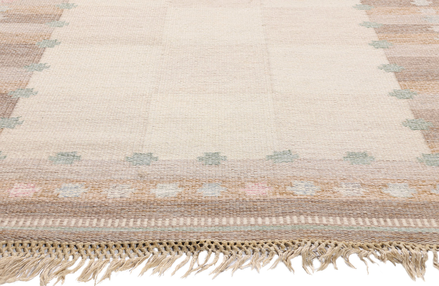 5 x 7 - Ivory Vintage Kilim Rug - 79371