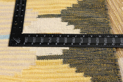 5 x 6 - Beige Vintage Swedish Rollakan Rug - 79372