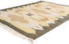 5 x 6 - Beige Vintage Swedish Rollakan Rug - 79372
