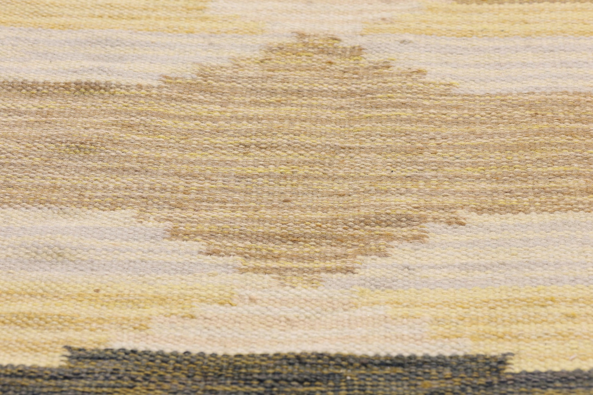 5 x 6 - Beige Vintage Swedish Rollakan Rug - 79372