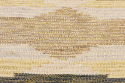 5 x 6 - Beige Vintage Swedish Rollakan Rug - 79372