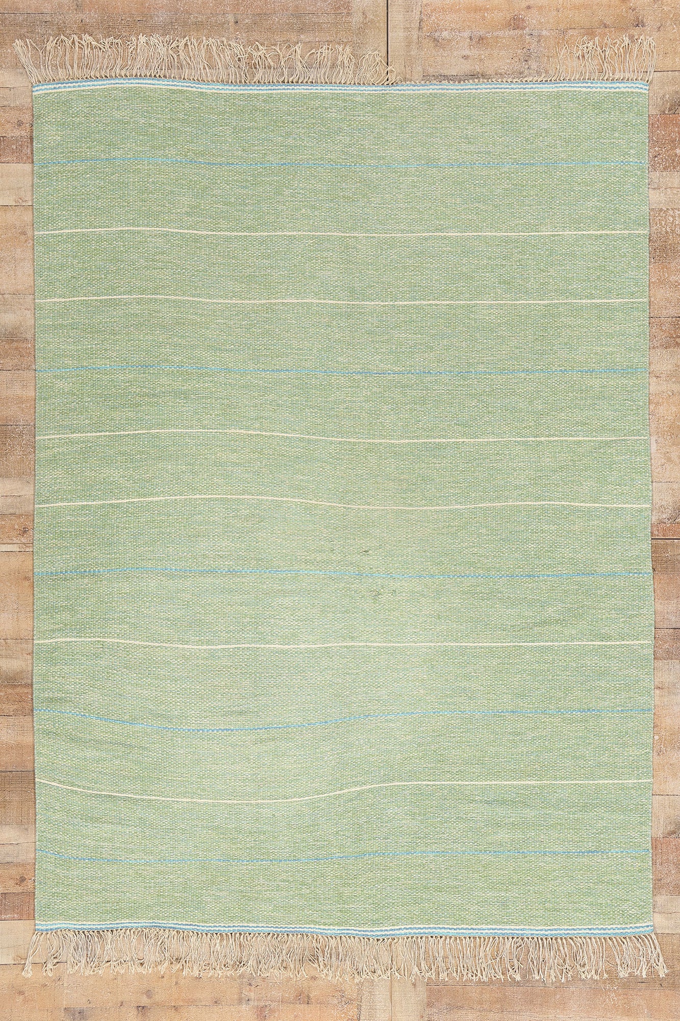 6 x 8 - Green Vintage Kilim Rug - 79375