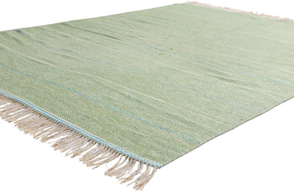 6 x 8 - Green Vintage Kilim Rug - 79375