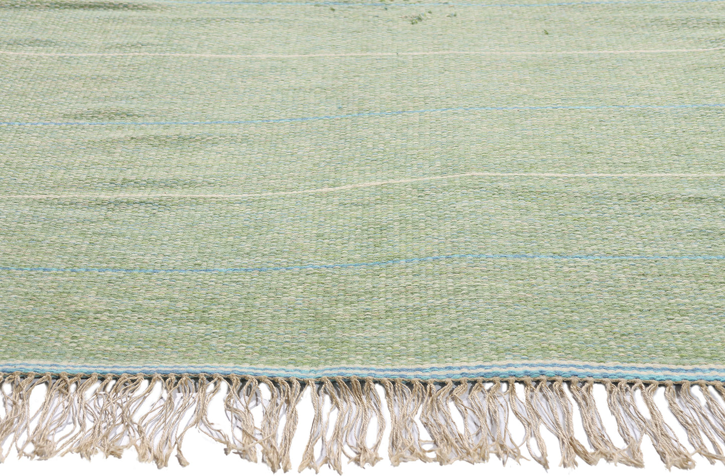 6 x 8 - Green Vintage Kilim Rug - 79375