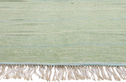 6 x 8 - Green Vintage Kilim Rug - 79375