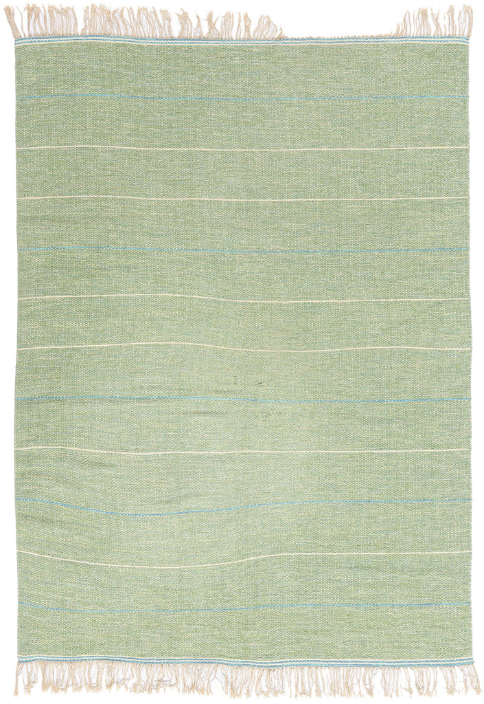 6 x 8 - Green Vintage Kilim Rug - 79375