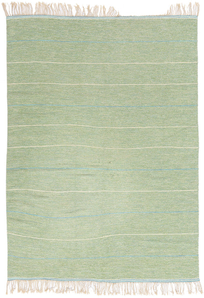 6 x 8 - Green Vintage Kilim Rug - 79375