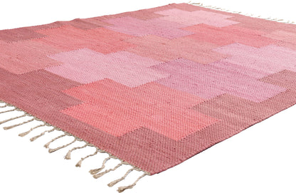 6 x 8 - Pink Vintage Kilim Rug - 79376