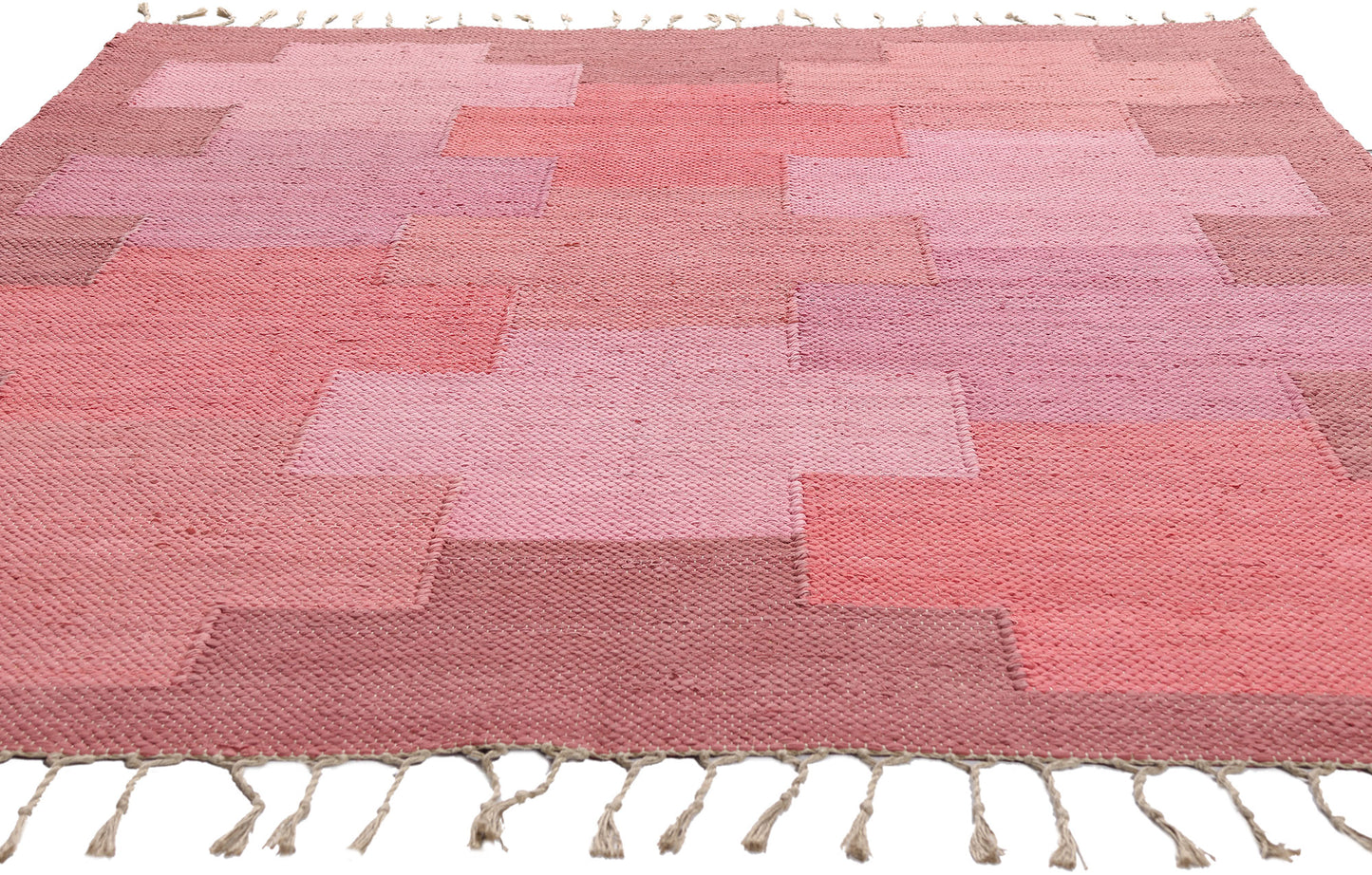 6 x 8 - Pink Vintage Kilim Rug - 79376