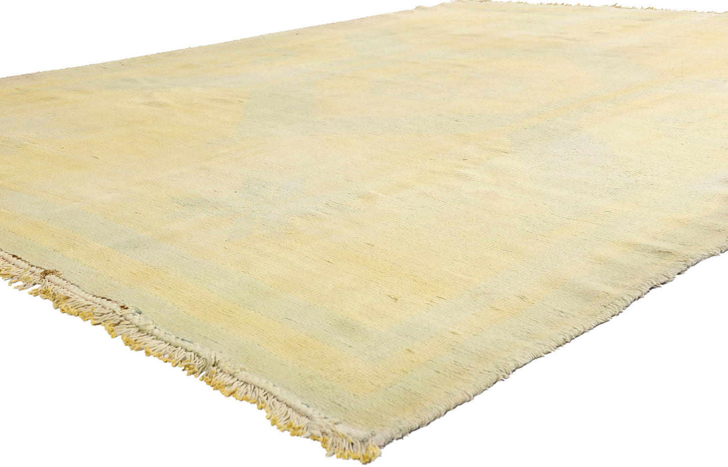 8 x 10 - Yellow Vintage Kilim Rug - 79378